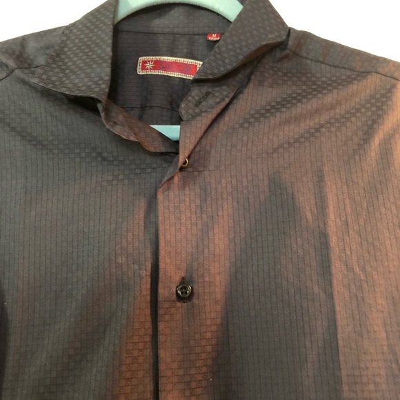 Grey dress up button down shirt - Picture 2 of 2